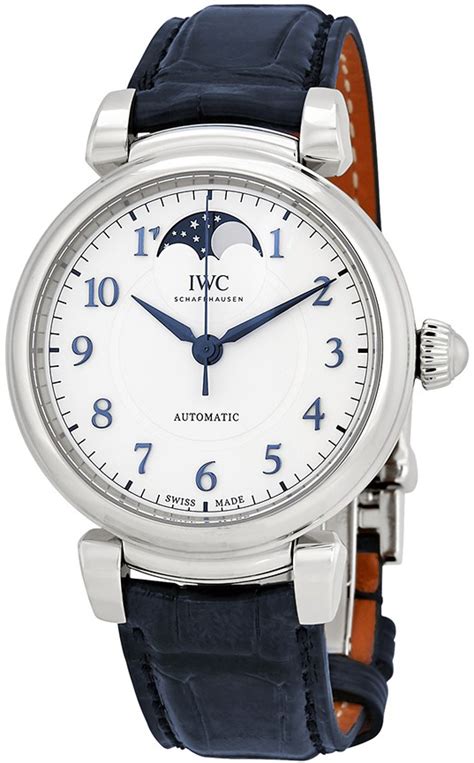 iwc da vinci automatic moon phase 36 ladies watch|Da Vinci automatic moon phase indicator.